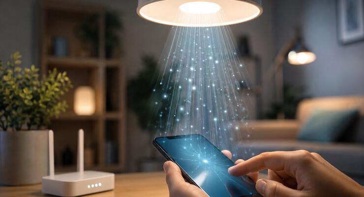 Замість роутера &mdash; лампа: LiFi може змінити звичний інтернет