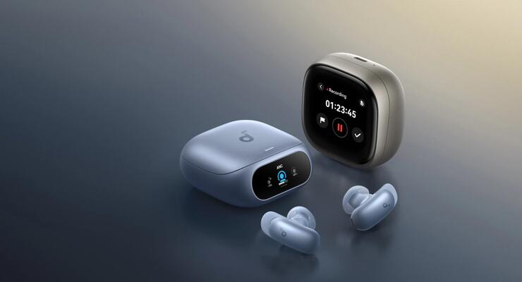 Anker випустила навушники з екранами на чохлі: представлені Liberty 5 Pro та Pro Max