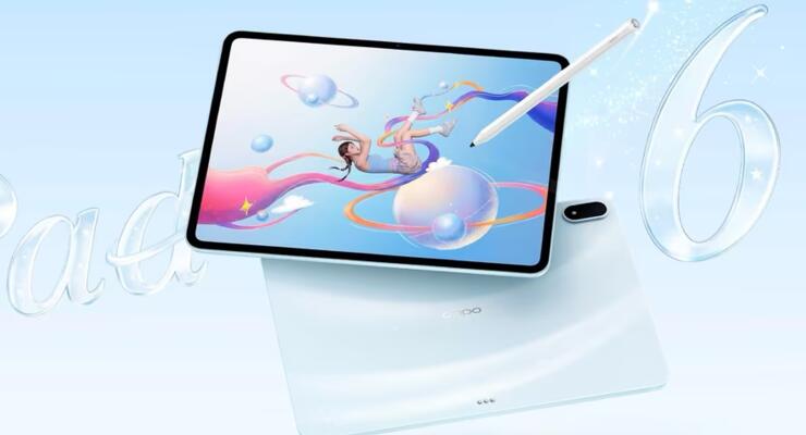 Oppo випустила тонкий планшет із величезним акумулятором: представлено новий Pad 6