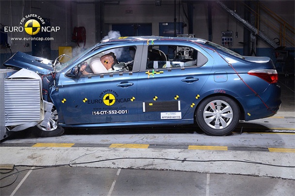 Citroen C-Elysee Euro NCAP