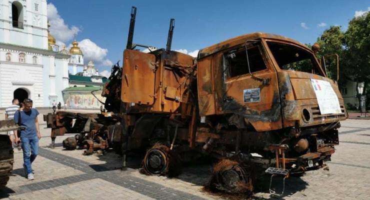 Скільки підбитої російської техніки знаходиться на території України