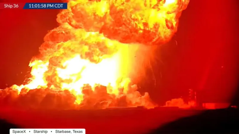 Первые секунды после взрыва. Источник изображения: NASASpaceFlight