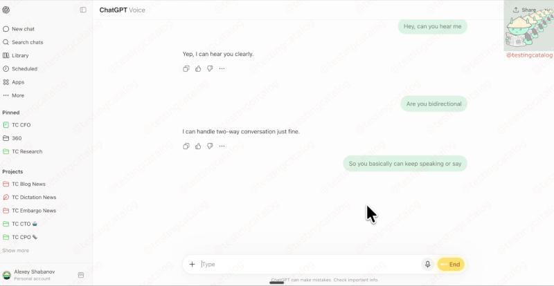 Источник изображения: x.com/testingcatalog