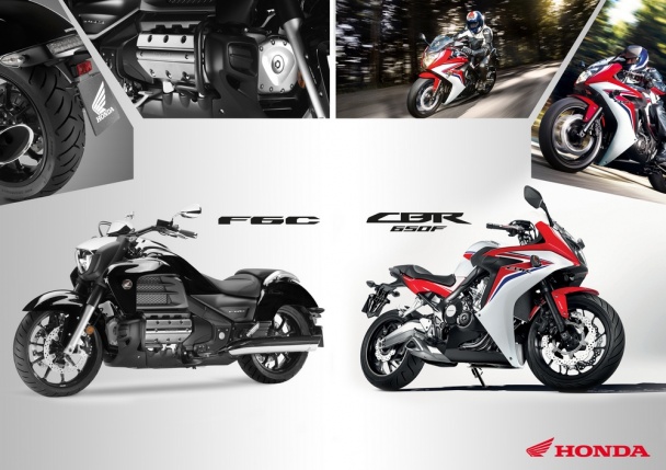 Honda CBR650F и GL1800F6C