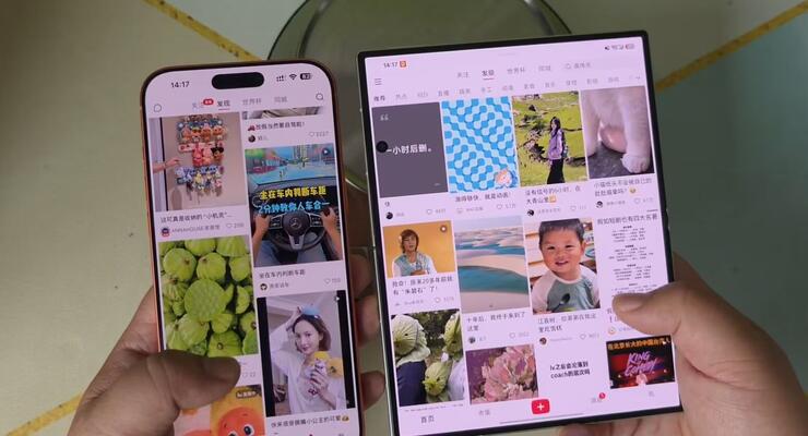 Складаний Samsung проти iPhone 17 Pro Max: відео продемонструвало різницю, яку неможливо не помітити