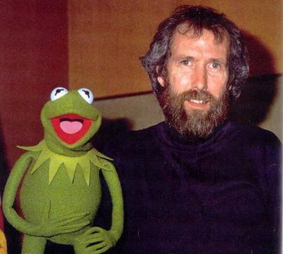 Джим Хенсон (Jim Henson) и Кермит ("Маппеты").