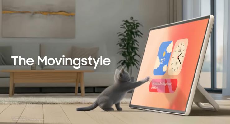 Samsung представила переносний Movingstyle TV з батареєю, який працює навіть без електромережі