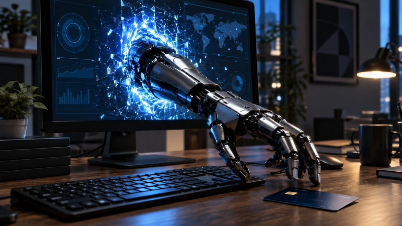 Робот і картка: Bleeping Computer