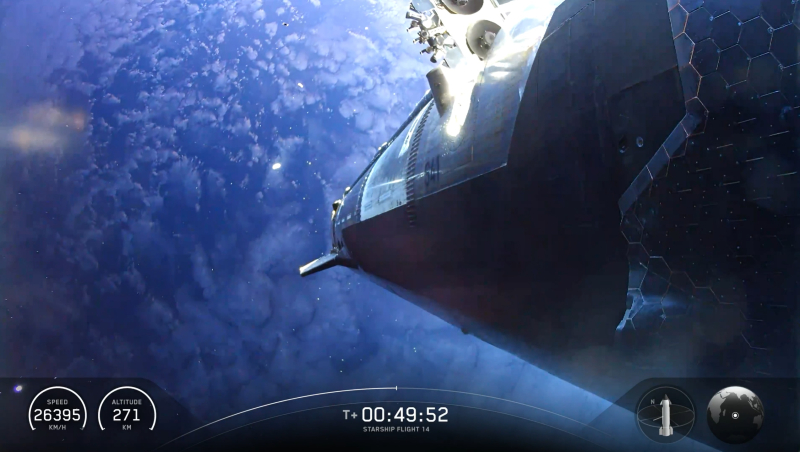 Starlink V3 покидає Starship через спеціальний люк