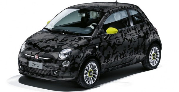Fiat 500 Camouflage