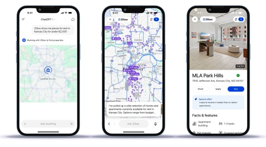 Ріелторський сервіс Zillow у ChatGPT