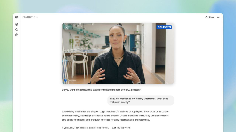 Coursera у ChatGPT