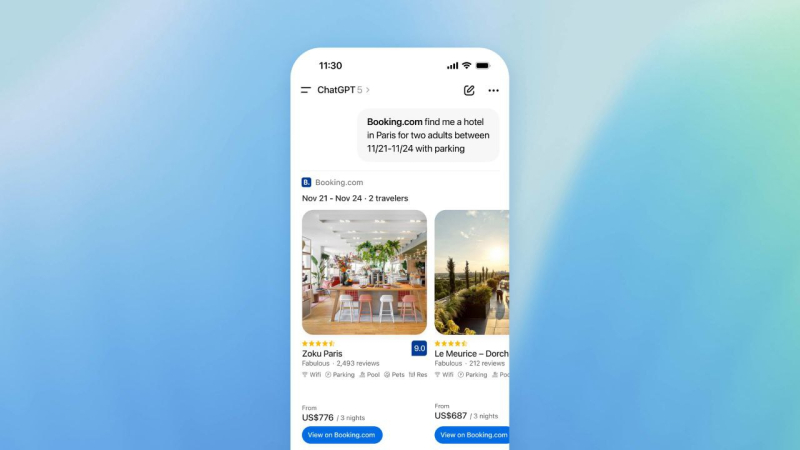 Booking у ChatGPT
