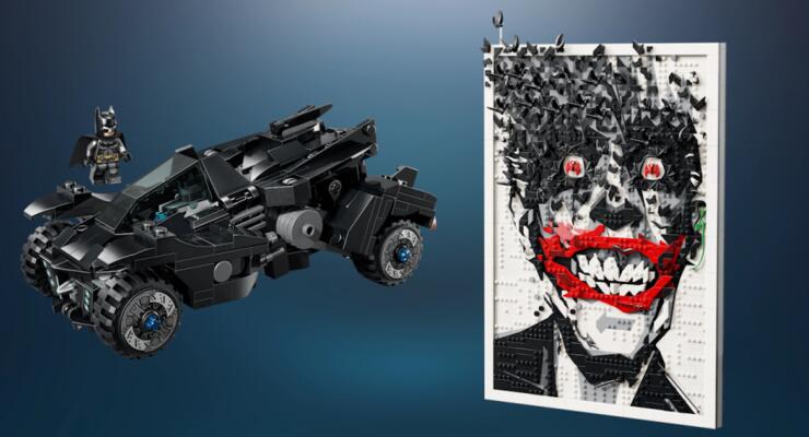 LEGO представила нові набори за мотивами "Бетмена": два бетмобілі та величезний постер із Джокером