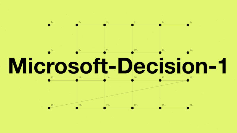 Microsoft Decision 1