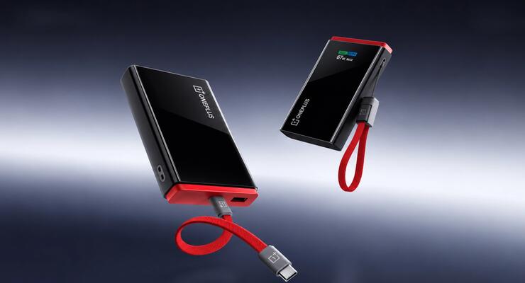 OnePlus представила портативний зарядний пристрій з екраном, який показує стан акумулятора смартфона