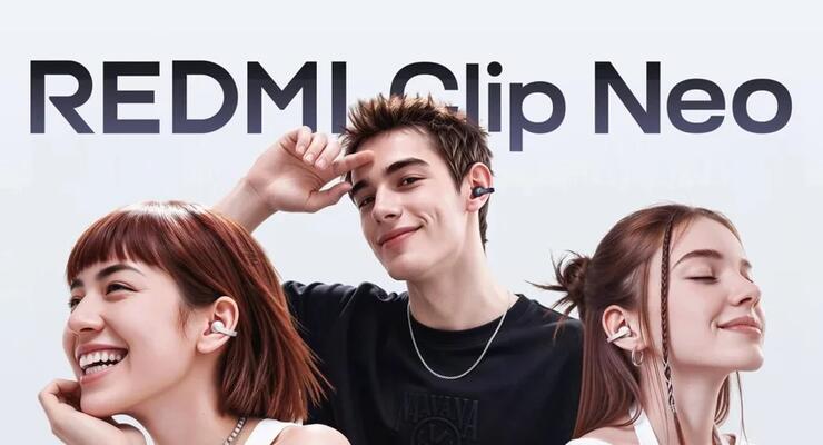 Redmi вийшла на ринок навушників-кліпс: представлено модель Clip Neo з титановою дужкою