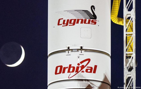 Ракета Antares с грузовым кораблем Cygnus