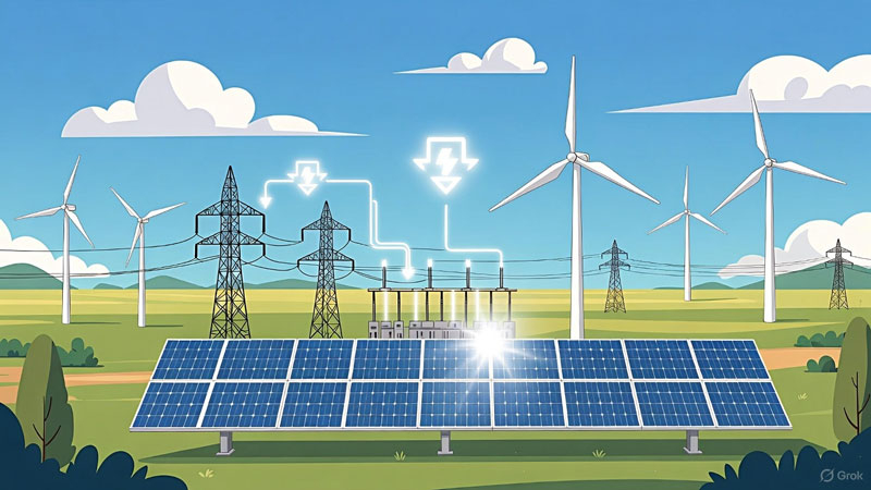 Сонячна та вітрова енергія: ІІ-генерація Grok 4/3DNews