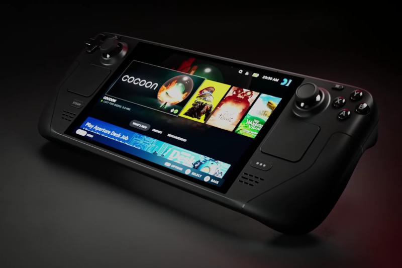 Портативна консоль Valve Steam Deck: steamdeck.com