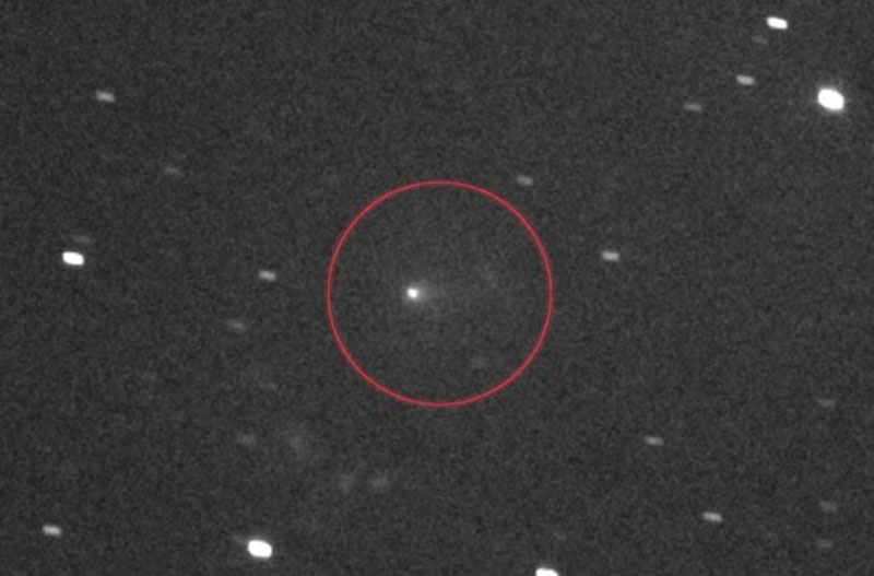 Знімок комети з зонда Lucy. Джерело зображення: NASA/Goddard/SwRI/JHU-APL