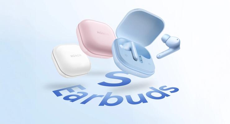 Вийшли навушники Honor Earbuds S з неймовірною автономністю до 42,5 годин