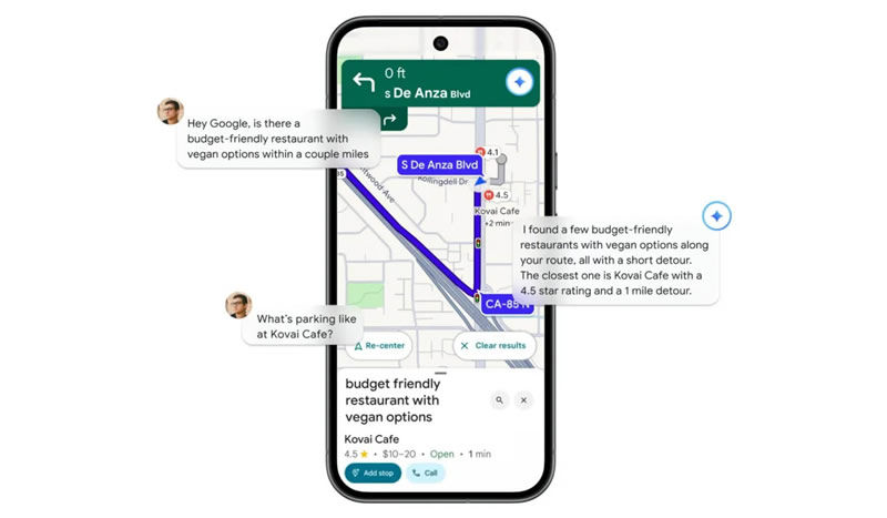 Асистент і навігація: Google