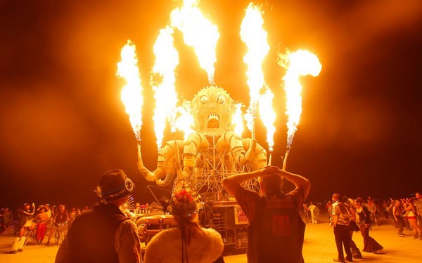 Фестиваль Burning Man. Америка (18 фото, видео)