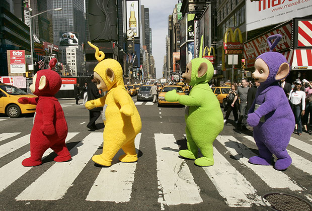 В 2007 году Тинки-Винки, Дипси, Ляля и По посетили Нью-Йорк в рамках гастрольного тура, посвященного 10-летию сериала