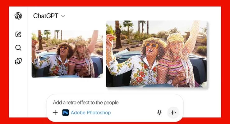 Photoshop став доступний в ChatGPT: як тепер безкоштовно обробляти знімки