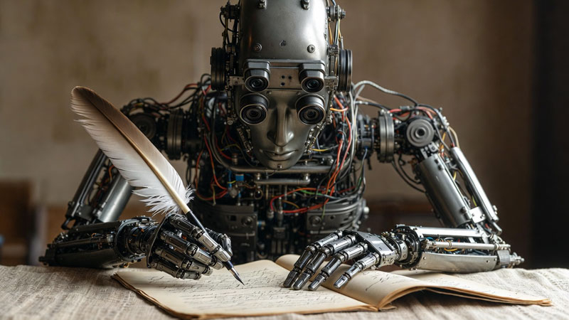 Робот і його творці: ШІ-генерація Grok 4.1/3DNews