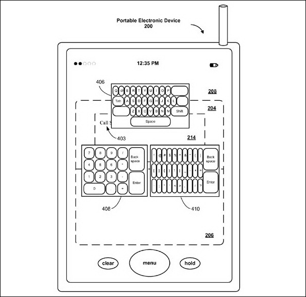 Иллюстрация из патента Apple.