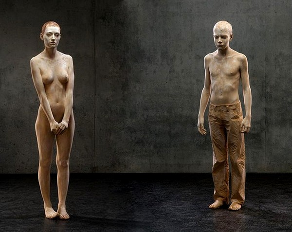 Живая скульптура  Бруно Уолпота (5 фото)